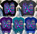 Your Battle Is My Battle — No One Fights Alone 💜 T-Shirts