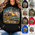 Just a Farm Girl Livin' That Country Life Hoodie
