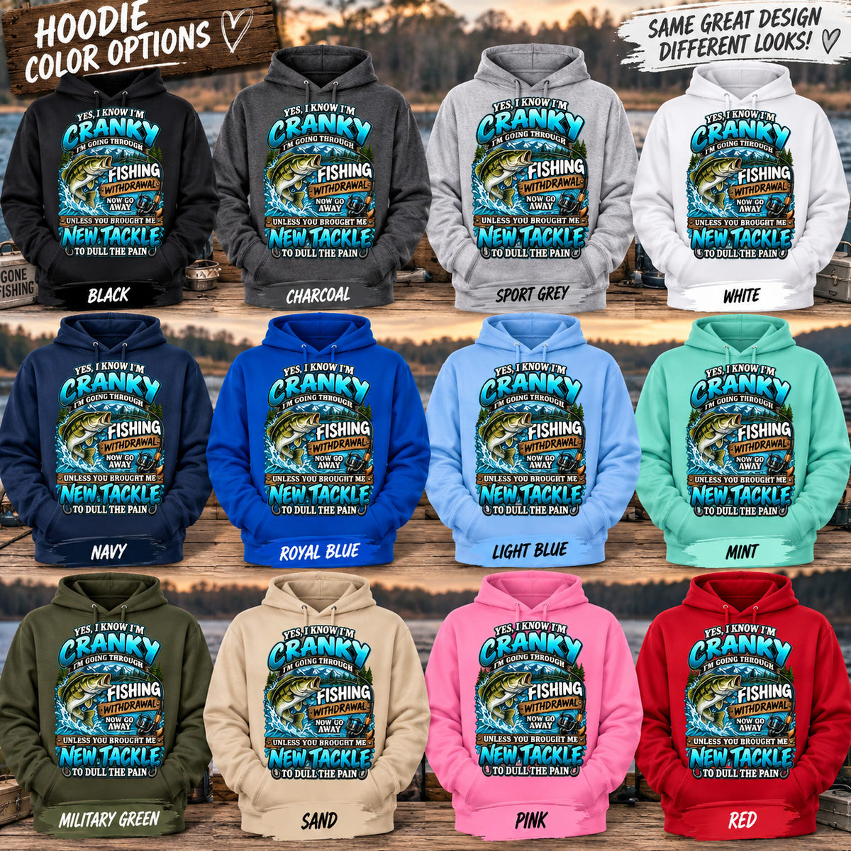 Cranky Fishing Hoodie