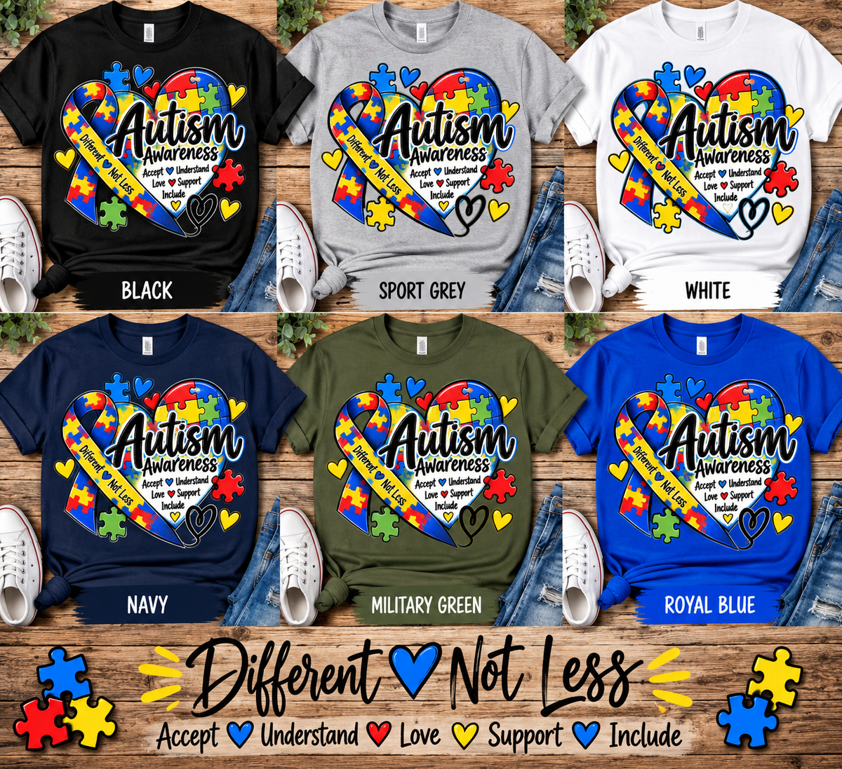 Autism Awareness Adult T-Shirt