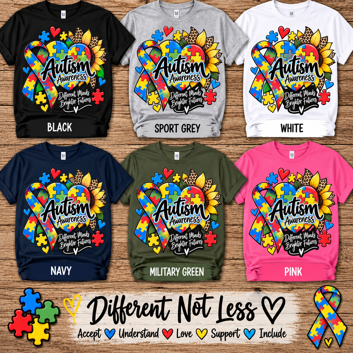 Different Minds, Brighter Futures T-Shirt