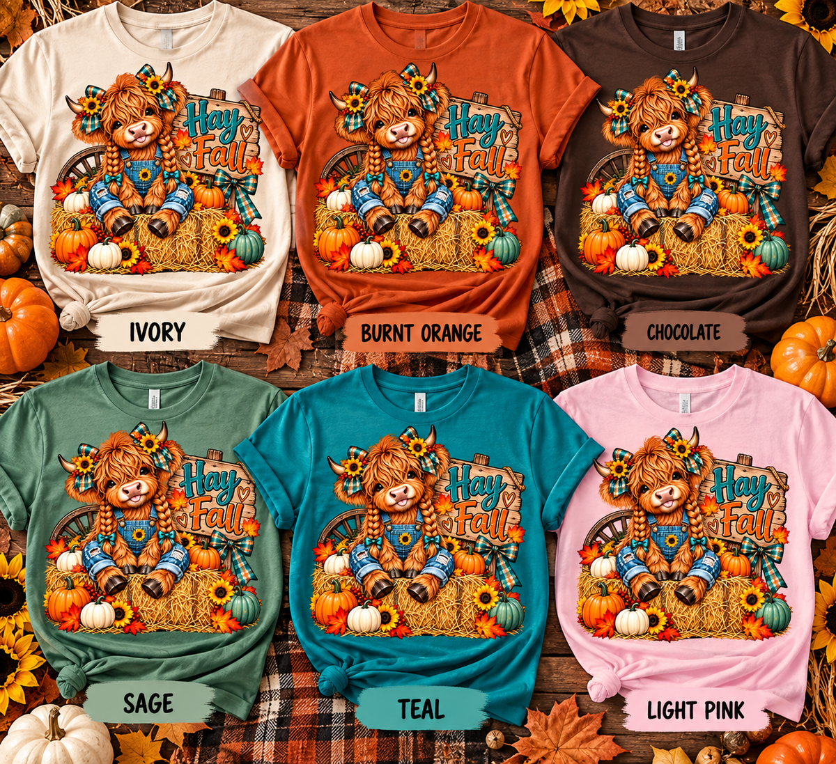 Highland Cow Fall Shirt