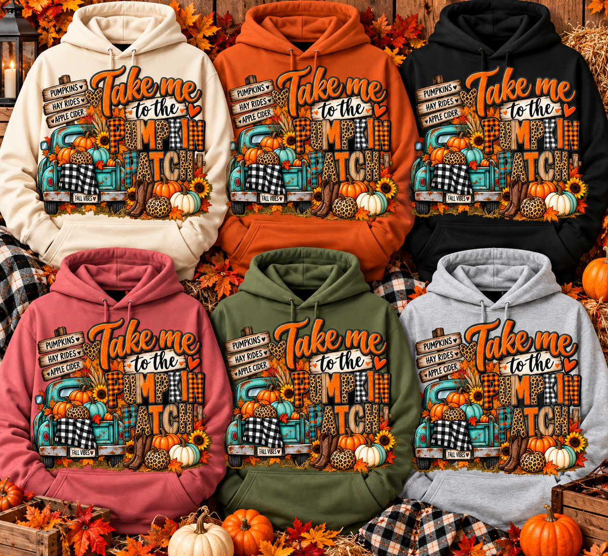 Take Me to the Pumpkin Patch Hoodie