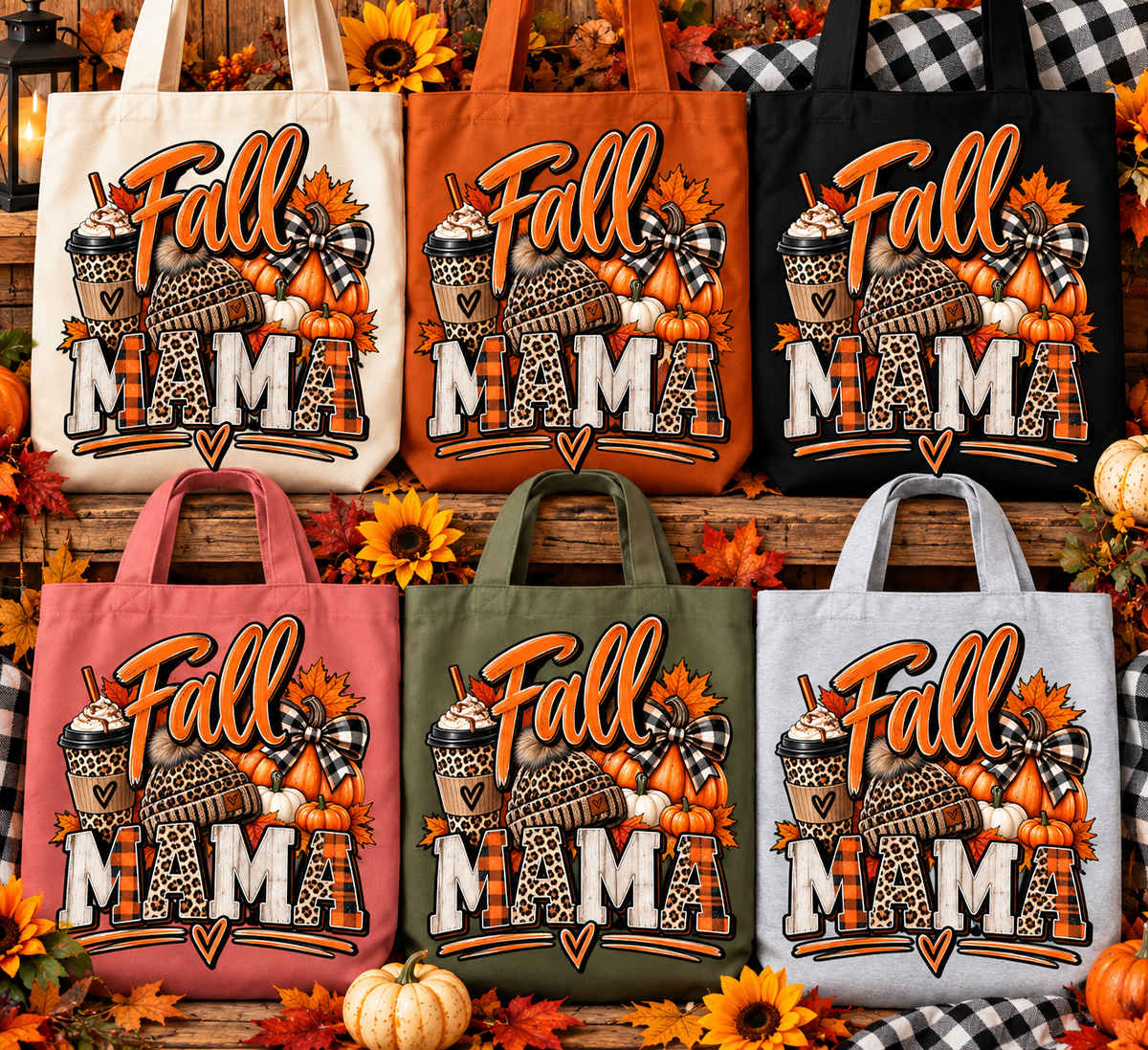 Fall Mama Tote Bag