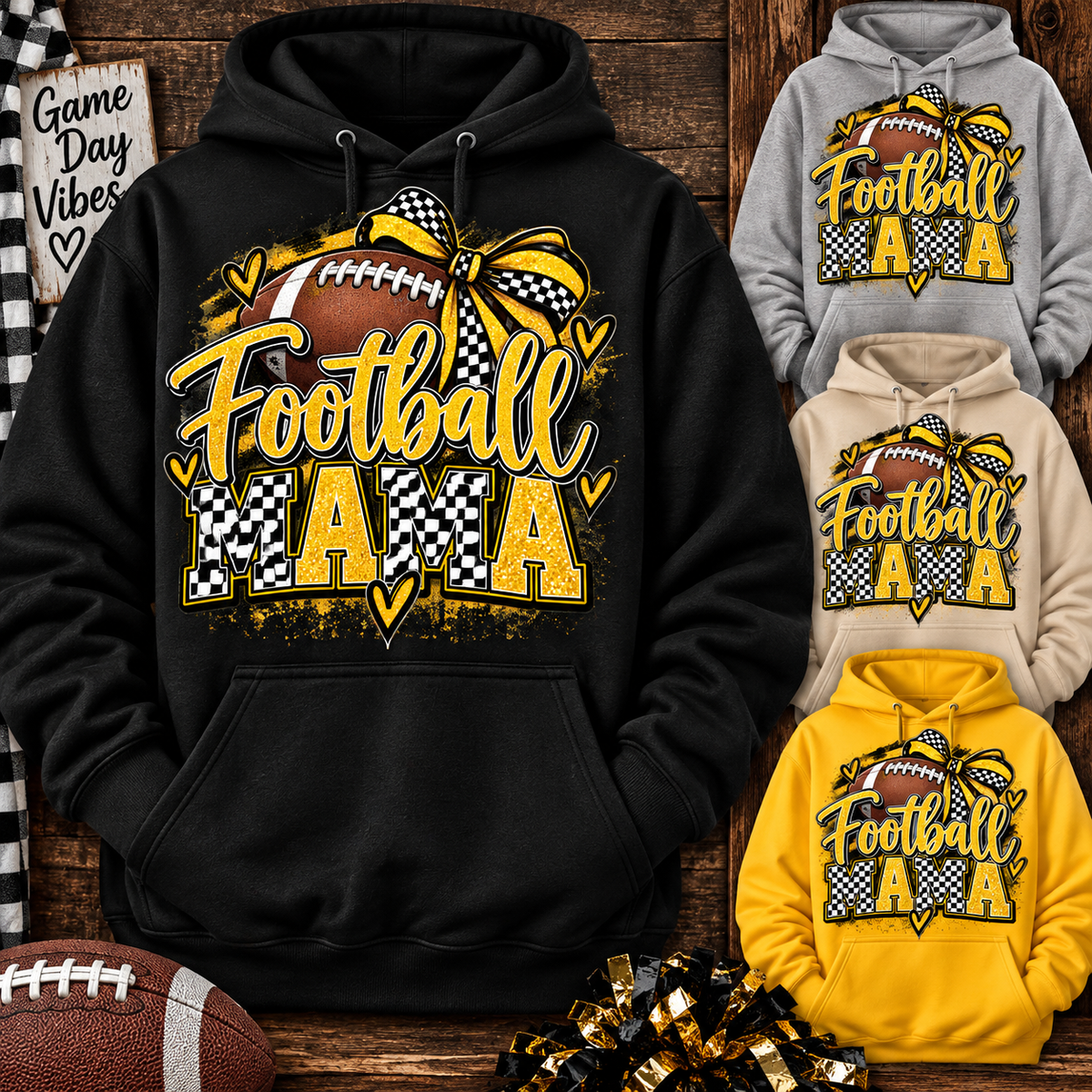 Football Mama Hoodie