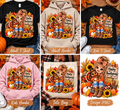 Cute Thanksgiving Girl & Turkey Bag