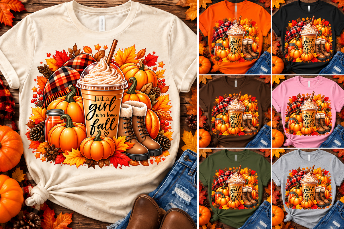 Just a Girl Who Loves Fall T-Shirt