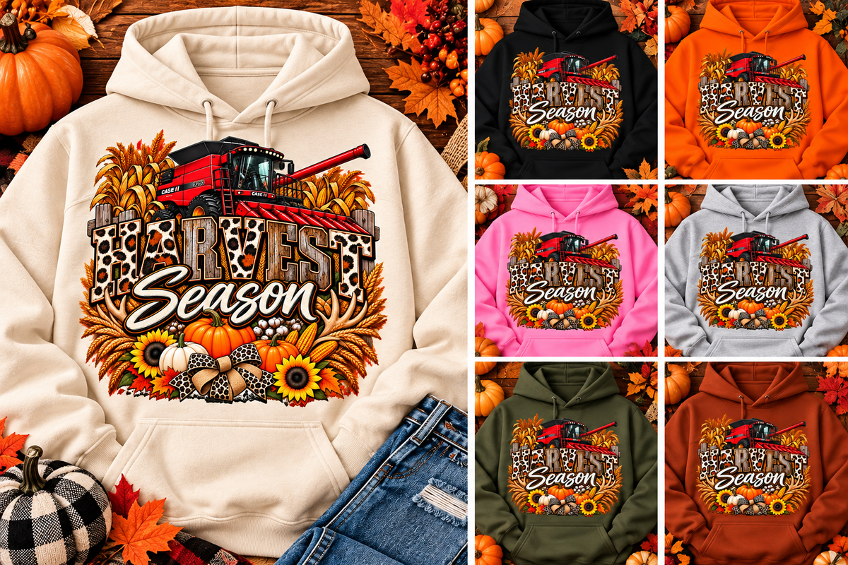 Harvest & Pumpkin Season Hoodie