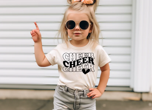 Cheer Retro Kids T Shirt