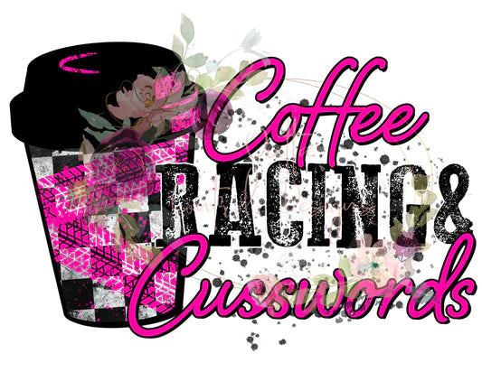 Coffee Racing $ Cusswords T Shirt