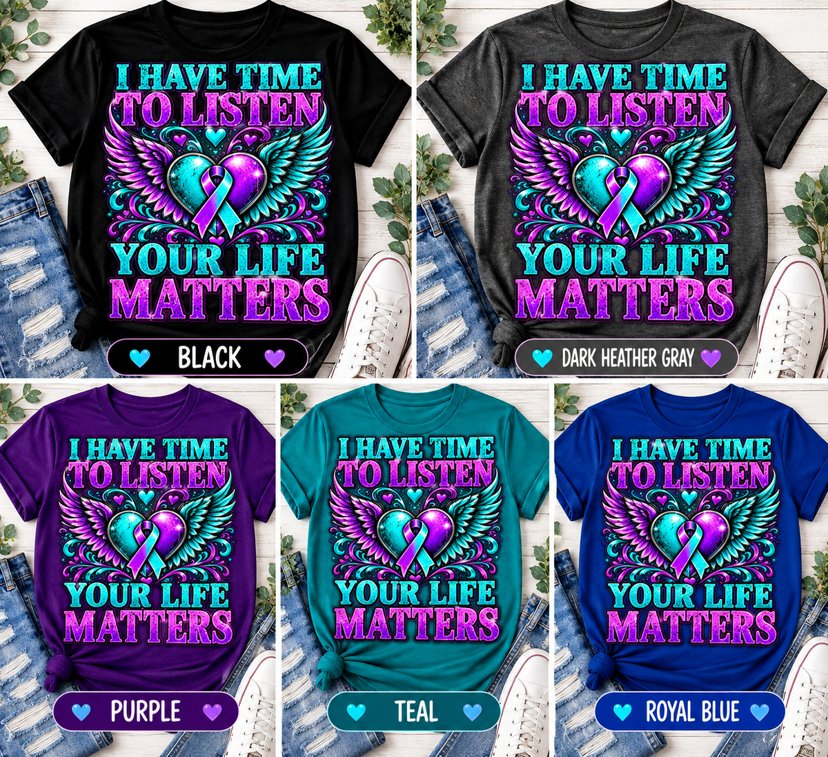I Have Time to Listen 💜 T Shirt