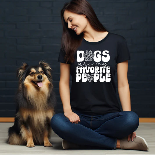 Dogs Are My Favorite People T Shirt