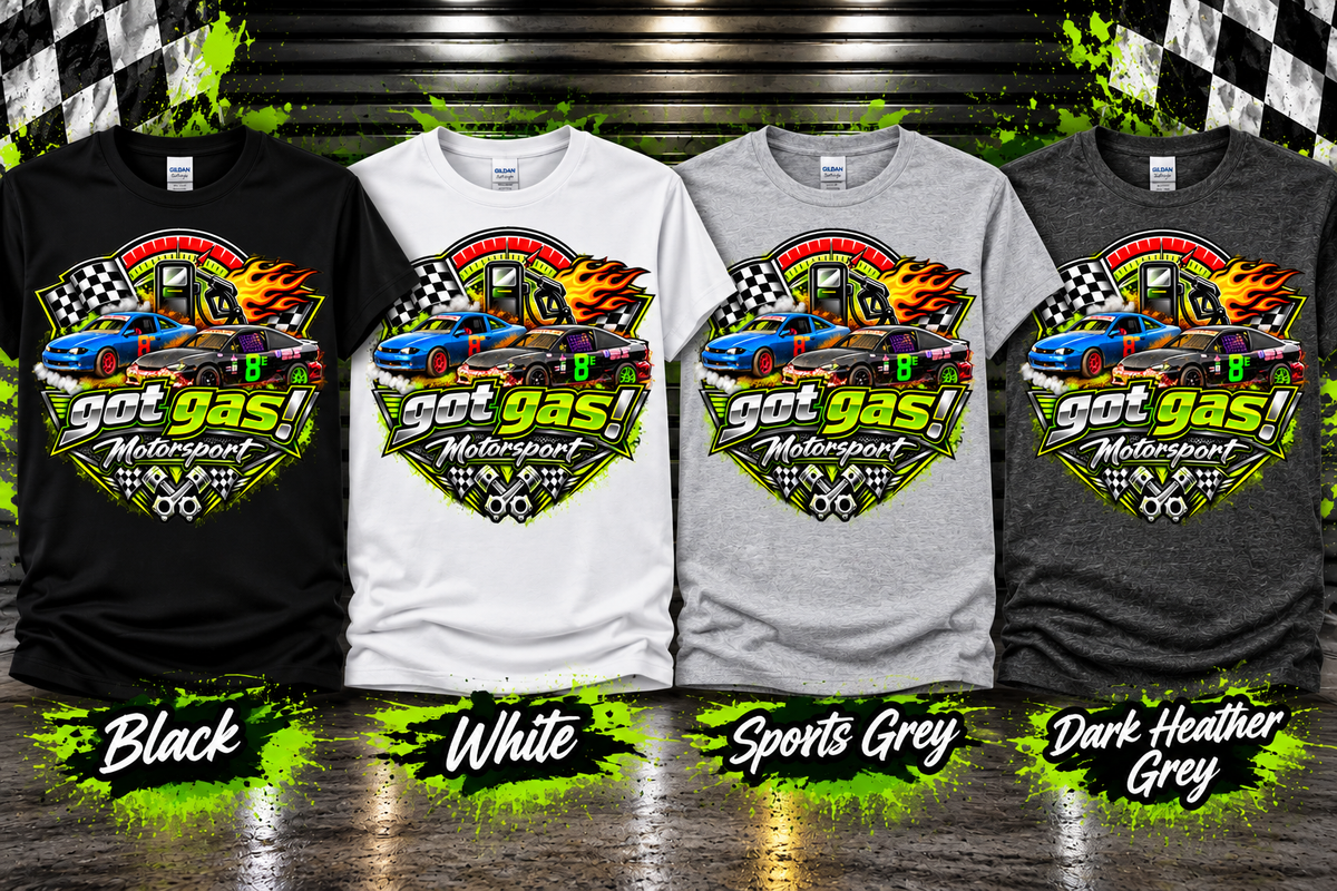 Got Gas! Motorsports Racing T-Shirt 🏁🔥