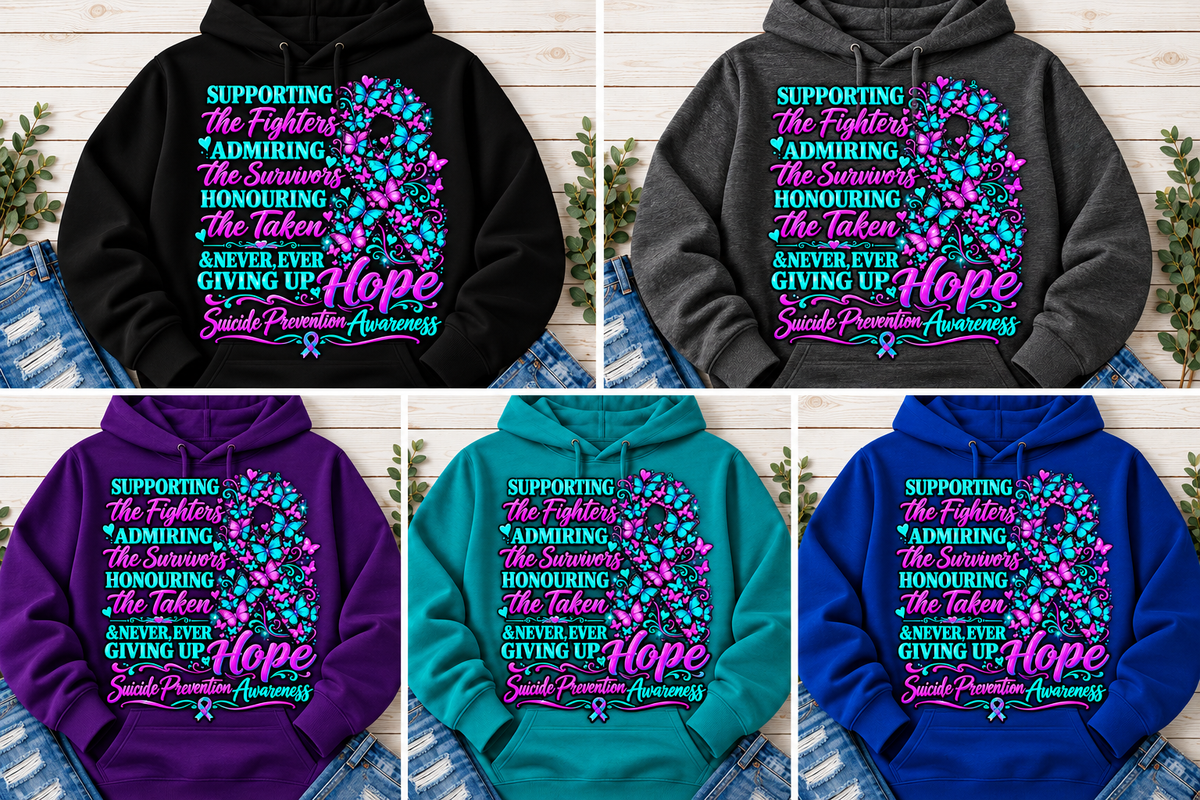 Hope in Every Color 💜 Hoodie