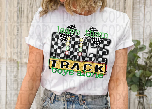 Leave Them Race Boys T Shirt