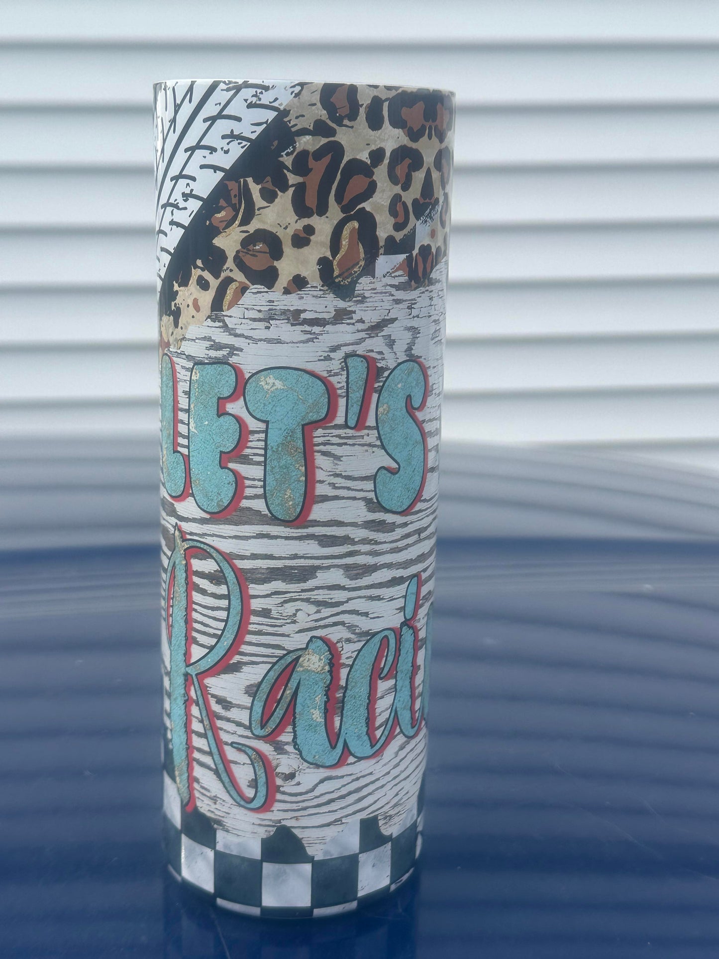 Let's Go Racing Cheetah Tumbler