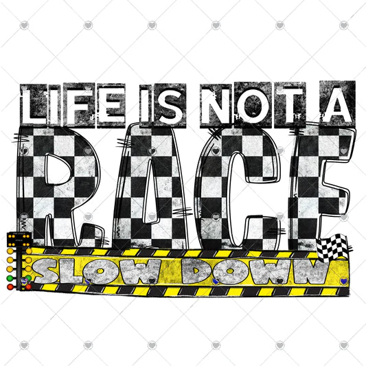 Life Is Not A Race T Shirt