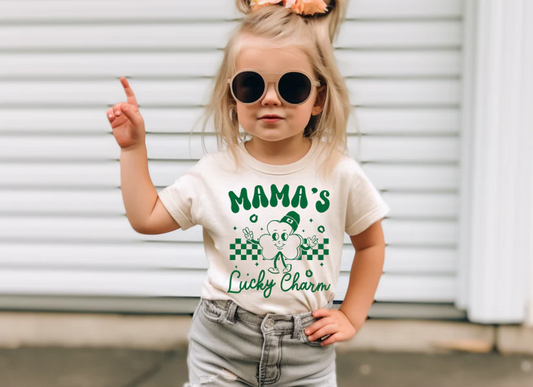 Mama's Lucky Charm Kid T Shirt