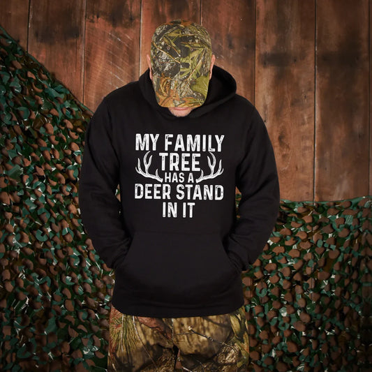 Family Tree Deer Stand T Shirt