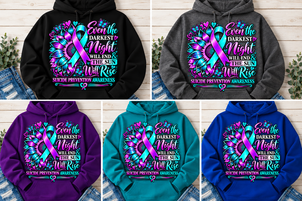 Even the Darkest Night 💜 Hoodie