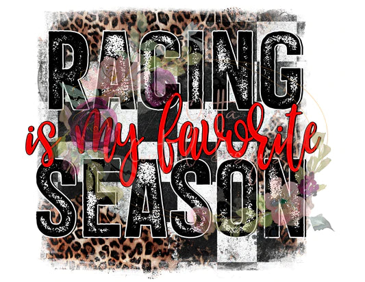 Racing Is My Favorite Season Red T Shirt