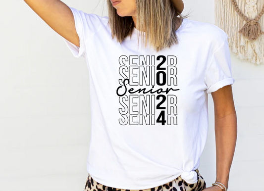 Senior 2024 Stacked T Shirt