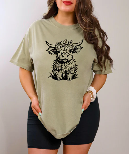 Shaggy Cow T Shirt